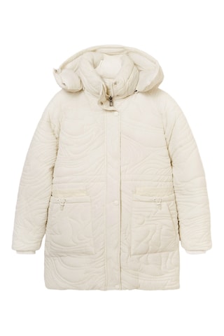 Doudoune longue - Blanc