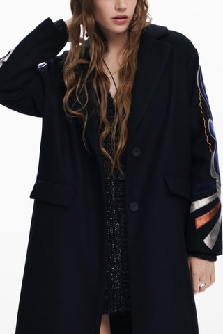 Manteau en laine - Noir