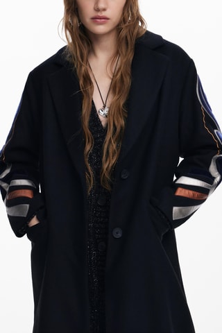 Manteau en laine - Noir