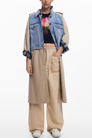 Trench trompe-l’œil - Beige