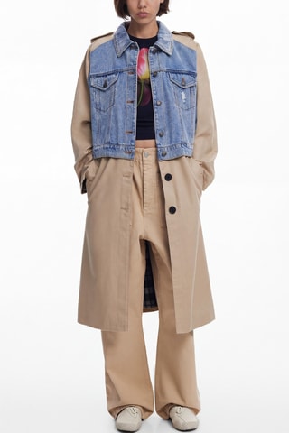 Trench trompe-l’œil - Beige