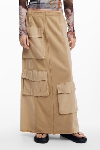 Jupe longue - Camel