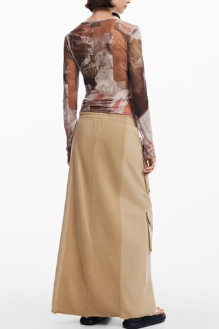 Jupe longue - Camel