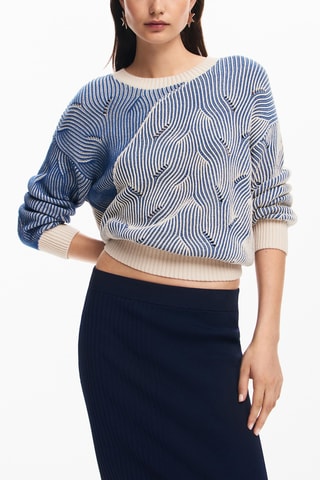 Jupe fourreau - Bleu marine