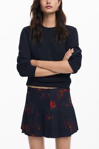 Jupe plissée - Noir