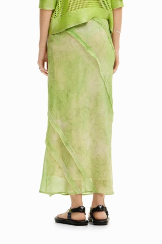 Jupe volantée - Vert clair