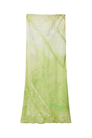 Jupe volantée - Vert clair