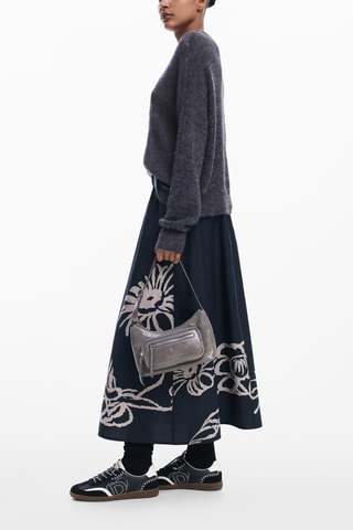 Jupe patineuse - Vert foncé