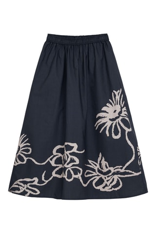 Jupe patineuse - Vert foncé