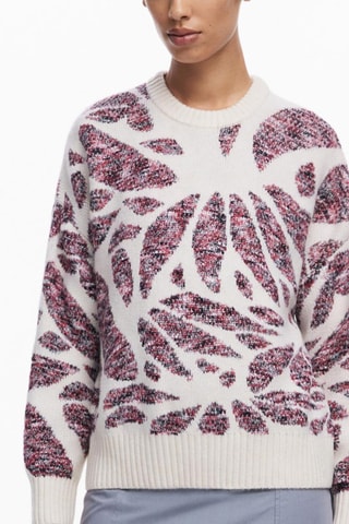 Pull - Blanc et rose