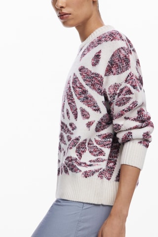 Pull - Blanc et rose