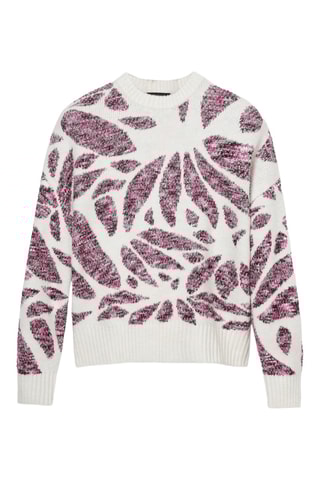 Pull - Blanc et rose