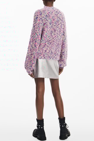 Pull en laine - Rose et violet