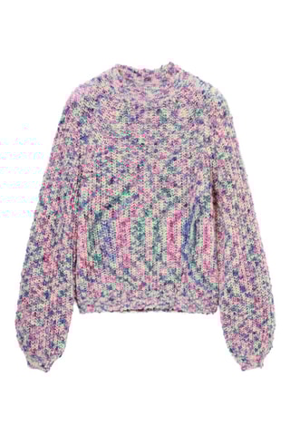 Pull en laine - Rose et violet
