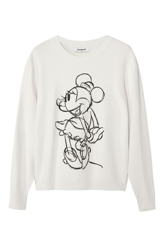 Pull Minnie Disney - Ecru