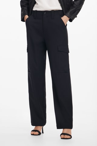 Pantalon straight - Noir