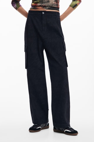 Pantalon cargo - Noir