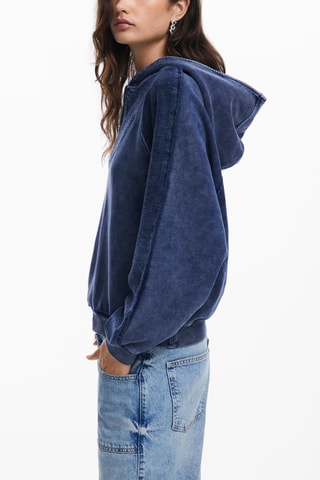 Sweat à capuche - Bleu marine