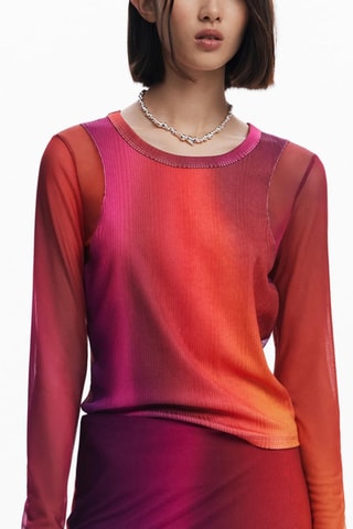 Top tie and dye - Fuchsia