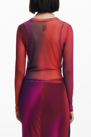 Top tie and dye - Fuchsia