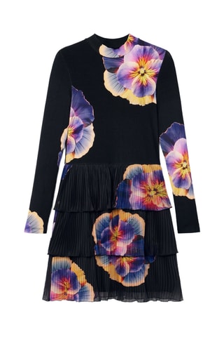 Robe volantée - Noir