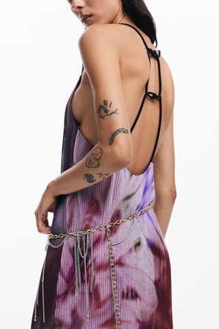 Robe longue - Rouge brique