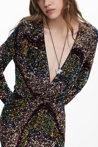 Robe droite - Bordeaux