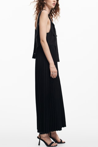 Robe plissée - Noir