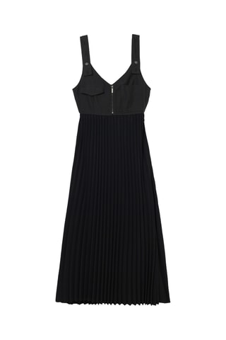 Robe plissée - Noir