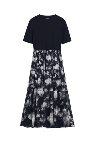 Robe trompe-l’œil - Noir