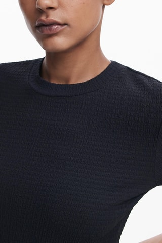 Robe trompe-l’œil - Noir