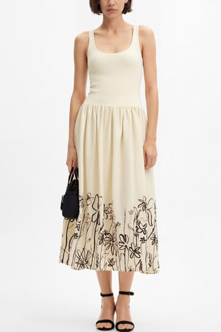 Robe patineuse - Ecru