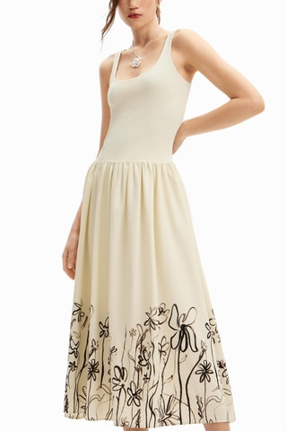 Robe patineuse - Ecru