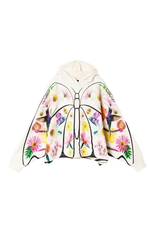 Sweat à capuche - Ecru