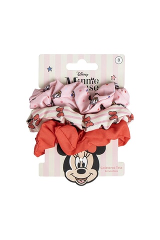 3 Scrunchies Minnie en Daisy Disney Rood en Roze