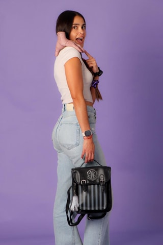 Rugtas Wednesday Addams de Addams Familie - Zwart