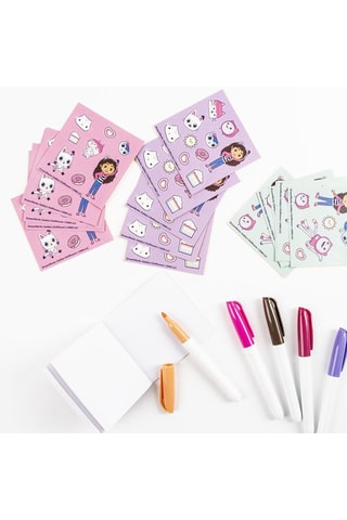 Zaino in jeans La casa delle bambole di Gabby - Rosa