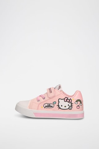 Sneakers Hello Kitty Sanrio - Poederroze en Wit