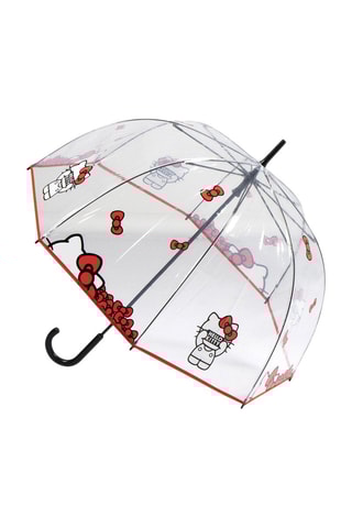 Koepelparaplu Hello Kitty Transparant