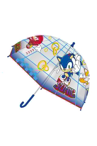 Automatische Paraplu Sonic - Blauw en Transparant
