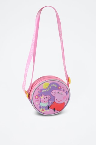 Schoudertas Georges en Peppa Pig - Roze