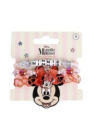 3 Armbanden Minnie Disney- Rood en Wit -  