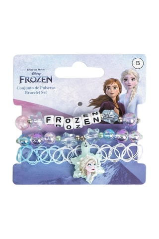 3 Armbanden Elsa en Anna Frozen Disney - Blauw en Wit -  