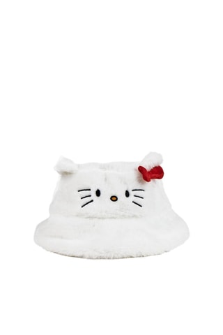Cappello da pescatore Hello Kitty Sanrio - Bianco