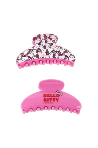 2 Klemmen Hello Kitty - Roze