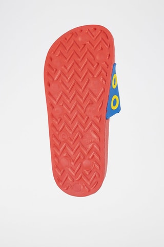 Slippers Sonic Blauw en Rood