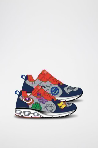 Sneakers Avengers Marvel  Lichtgrijs en Marineblauw
