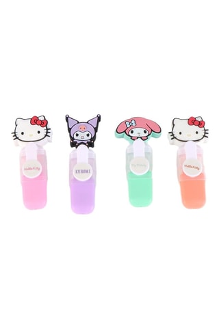 4 Markeerstiften Hello Kitty Sanrio - 4 Inktkleuren 