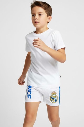 2 Boxers Real Madrid - Gemêleerd Lichtgrijs en Wit 