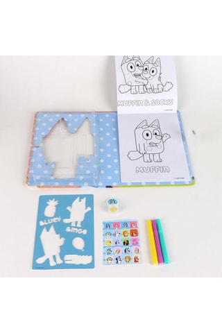 Kleurkoffertje Bluey - 8-Delig